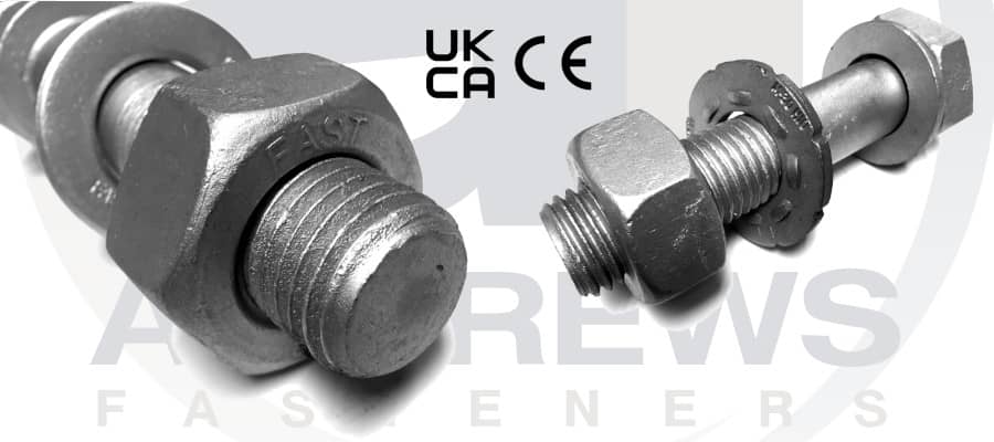 We are a manufacturer, supplier, and distributor of CE (UKCA) Marked Pre-load bolt assemblies to BS EN 14399. Our products include Hexagon or Countersunk head bolts from size M12 to M36 (System HR) up to 300mm long in various finishes.